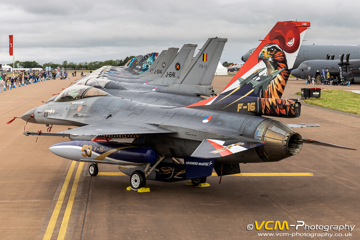 RIAT 2024, Viper Line of F-16s