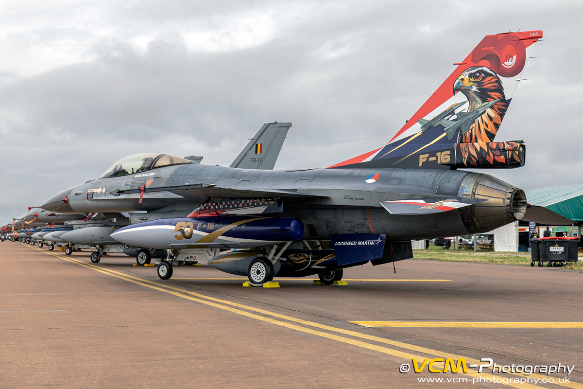 RIAT 2024, Viper Line of F-16s