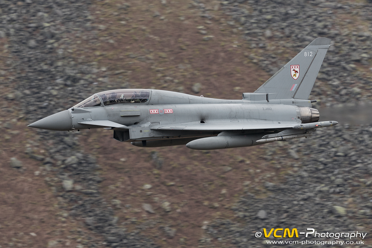 Typhoon T.3 ZJ812 Low Level