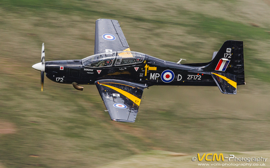 Tucano T.1 ZF204 Low Level