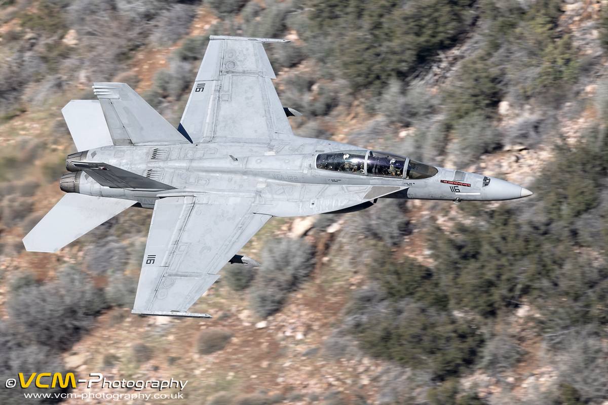 F/A-18F, 165915, NJ-116 low level