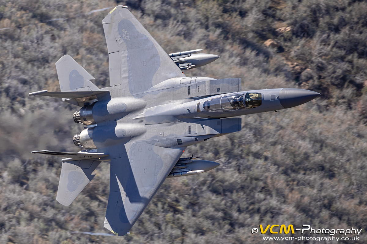 F-15C, 86-0144, low level