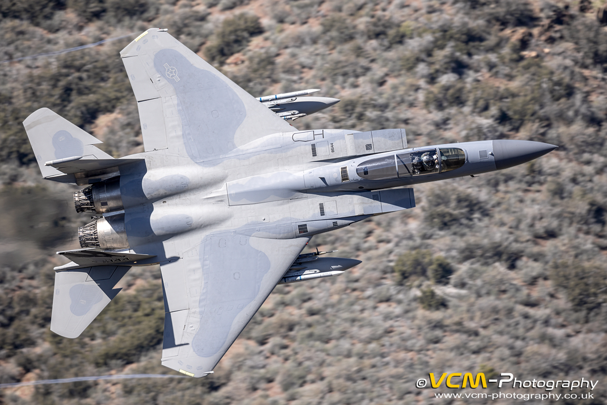 F-15C, 86-0144, low level