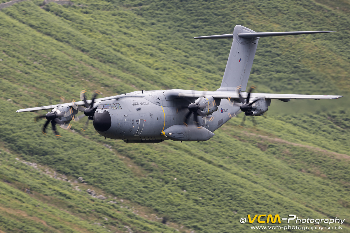 A400M Atlas C.1 ZM407 Low Level