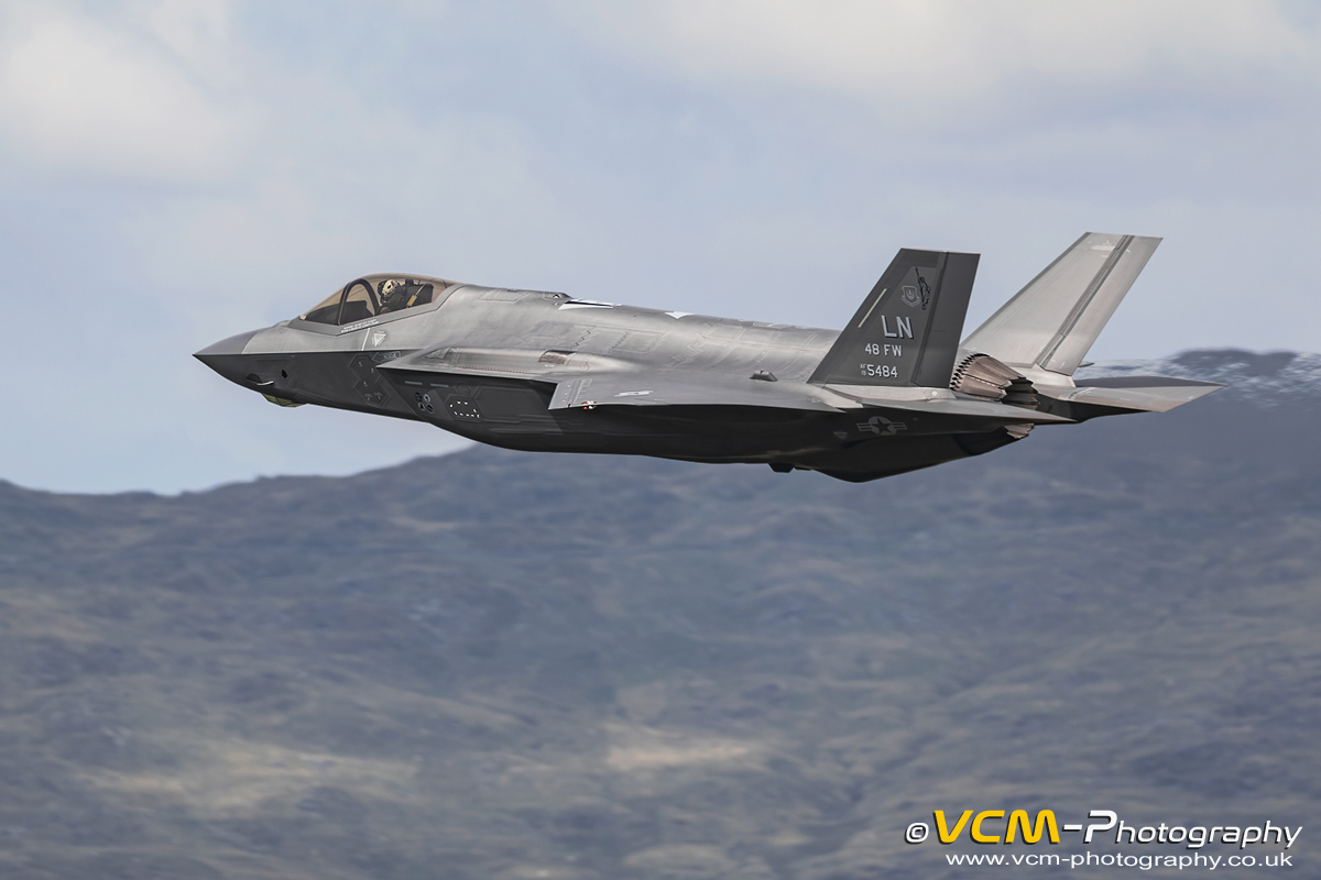 F-35A, USAF S/N. 19-5484 Low Level