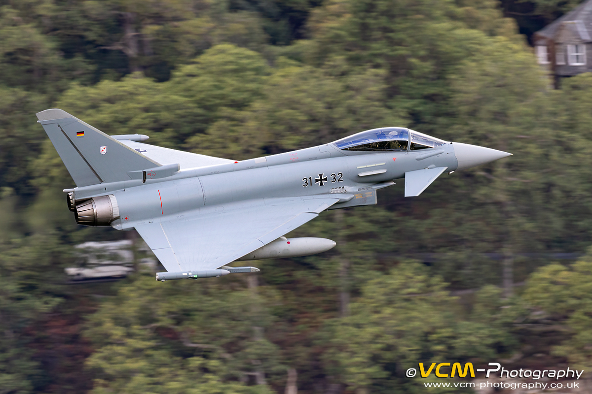 GAF EF-2000 Eurofighter, serial 31+32 Low Level