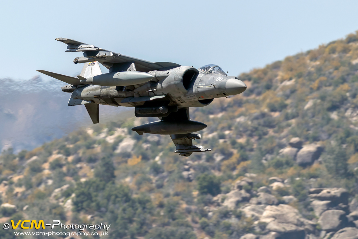 AV-8B Harrier II, BuNo. 164129 low level