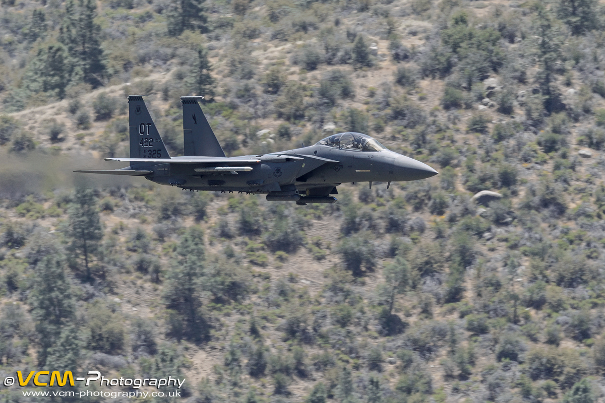 F-15E Eagle flying low level
