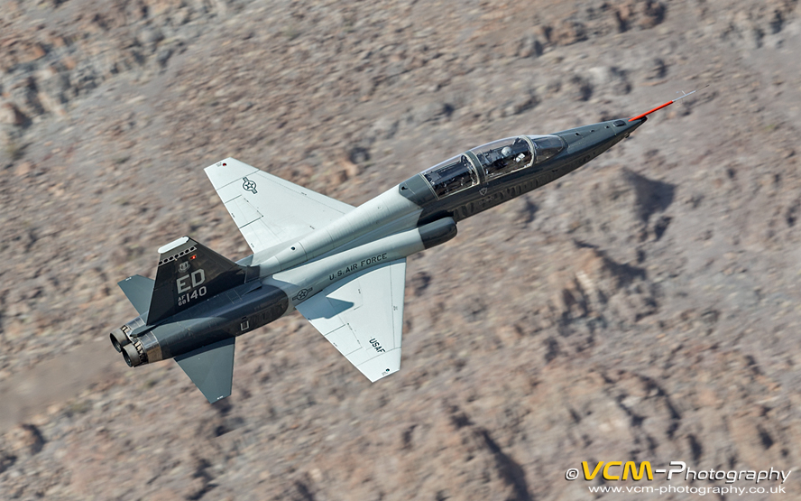T-38 Talon low-level through Rainbow Canyon
