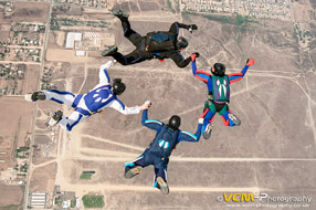 4-way FS Skydive