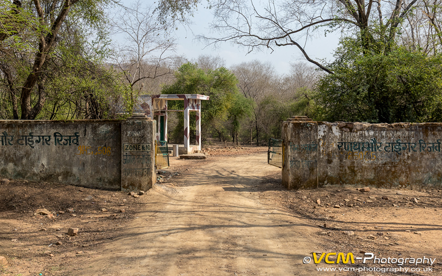 Entrance gate to Zone 10, Ranthambhore